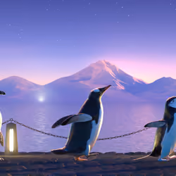 Five Penguins #1248