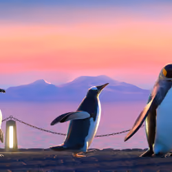 Five Penguins #505