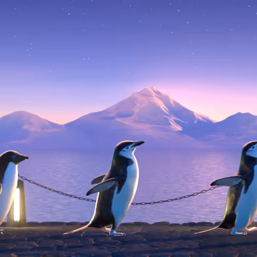 Five Penguins #1282
