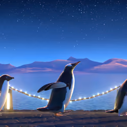 Five Penguins #2614