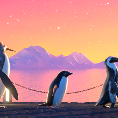 Five Penguins #1503