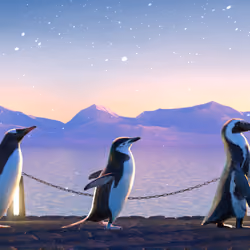 Five Penguins #2750