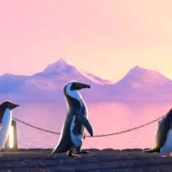 Five Penguins #1207