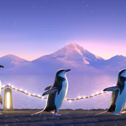 Five Penguins #2651