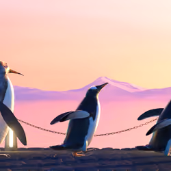 Five Penguins #1286