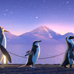 Five Penguins #1475