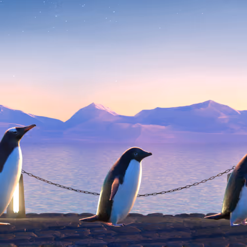 Five Penguins #1696
