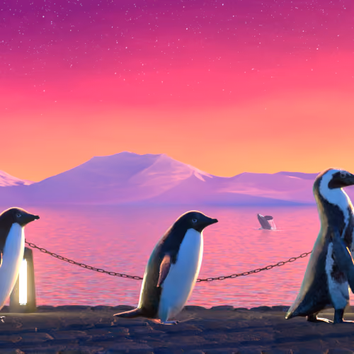 Five Penguins #3045
