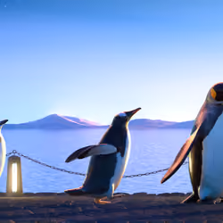 Five Penguins #3042