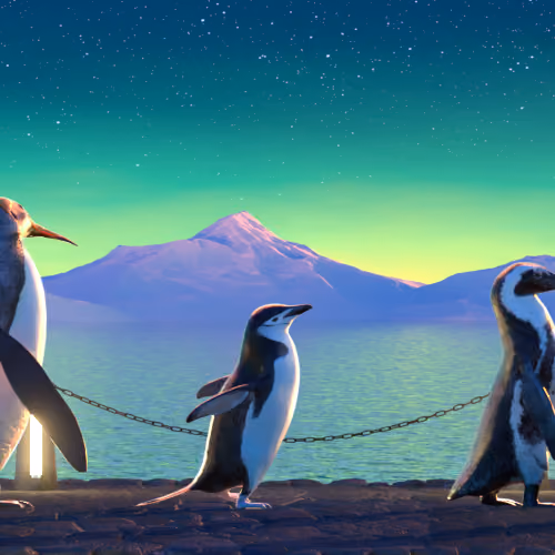 Five Penguins #2665
