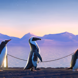 Five Penguins #1368