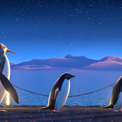 Five Penguins #1462