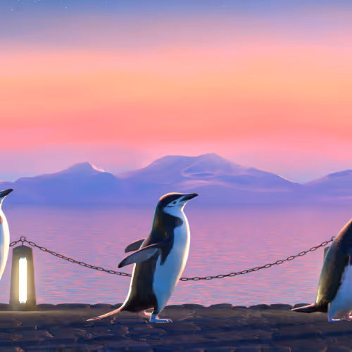 Five Penguins #2427