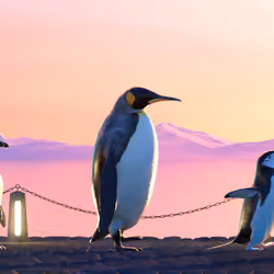 Five Penguins #3024