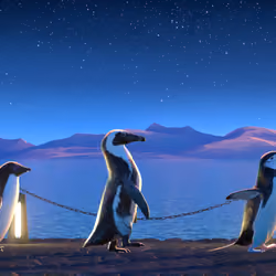 Five Penguins #2833