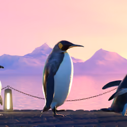 Five Penguins #3074