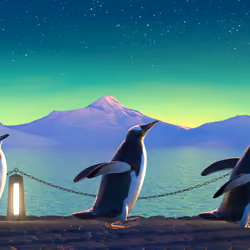 Five Penguins #1114