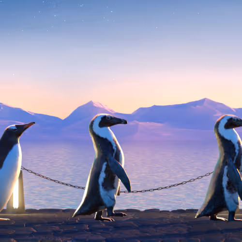 Five Penguins #1068