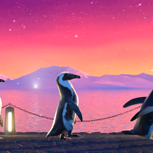 Five Penguins #2414