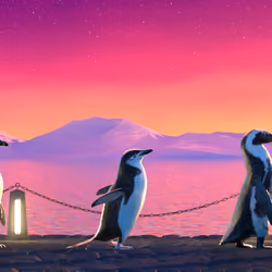 Five Penguins #2436
