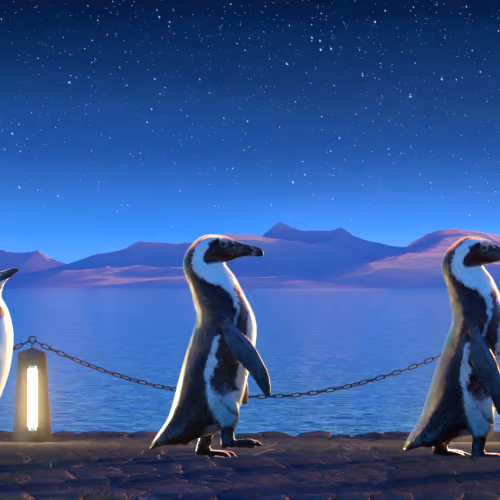 Five Penguins #2490
