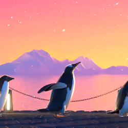 Five Penguins #1624