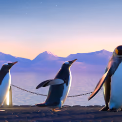 Five Penguins #2227