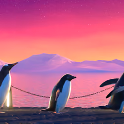 Five Penguins #2913