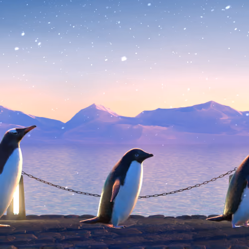 Five Penguins #2060