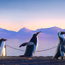 Five Penguins #2643