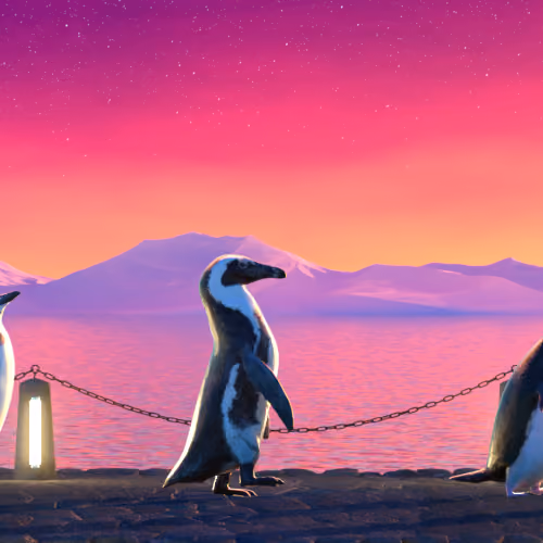 Five Penguins #1626