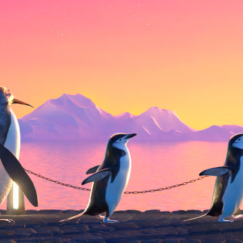 Five Penguins #2865