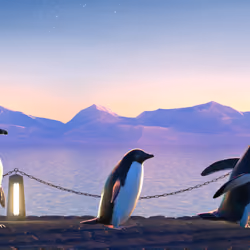 Five Penguins #1295