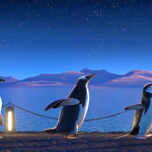 Five Penguins #1628