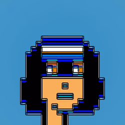 Neon CryptoPunk #65