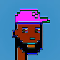 Neon CryptoPunk #30