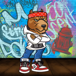 Brown Pitbull 3241