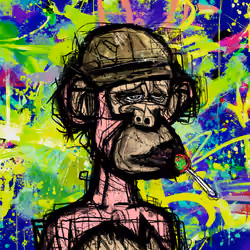 Abstract Degen Yacht Club #29