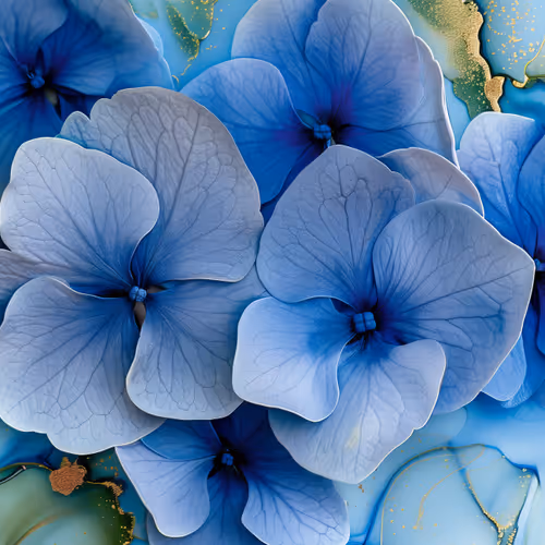 Blue Garden Delight Reimagined