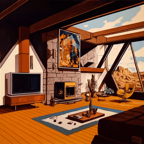 Retrofuture Living Spaces