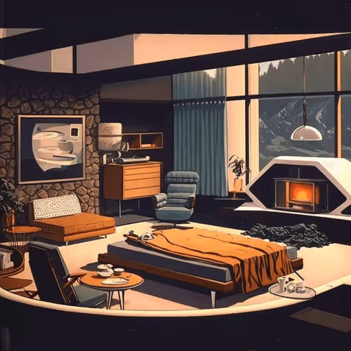 Retrofuture Living Spaces