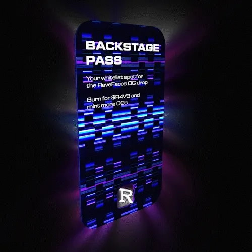Ravefaces Backstage Pass