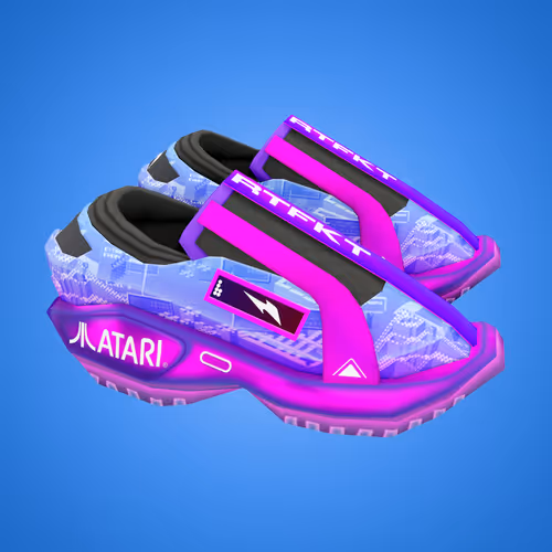 Purple RTFKT X Atari Sneakers