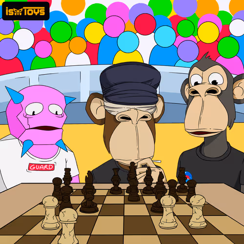 The Bored Ape Chess Set By Ismtoys