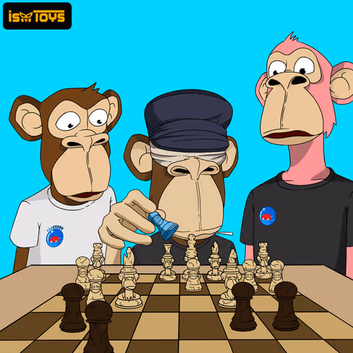 The Bored Ape Chess Set By Ismtoys