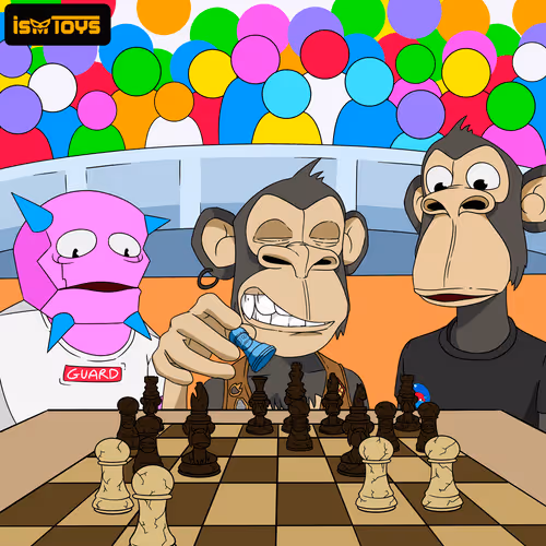 The Bored Ape Chess Set By Ismtoys