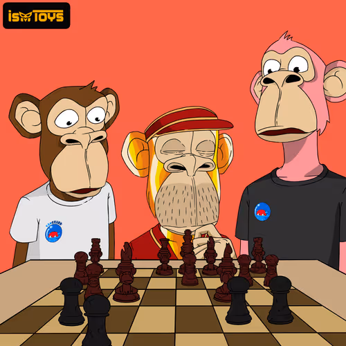 The Bored Ape Chess Set By Ismtoys