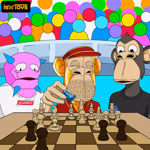 The Bored Ape Chess Set By Ismtoys