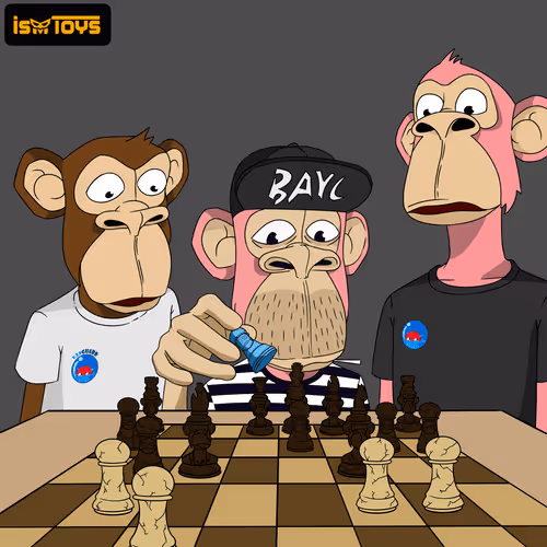 The Bored Ape Chess Set By Ismtoys