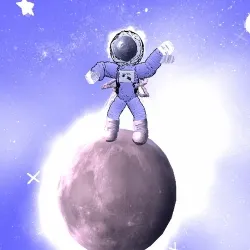 Astro On Moon